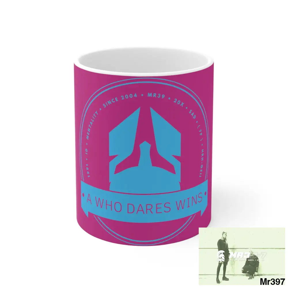A Who Dares Wins Ceramic Mug 11oz 11oz Mug