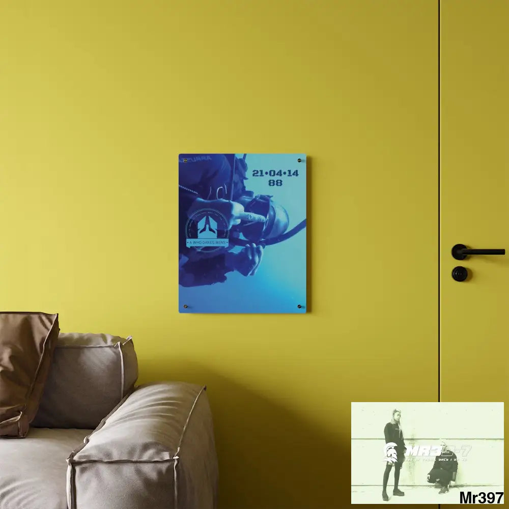 A Who Dares Wins Dahab Egypt The Blue Hole 2014 HRH Queen Elizabeth II Birthday 21/04/14 Acrylic Wall Art Panel Home