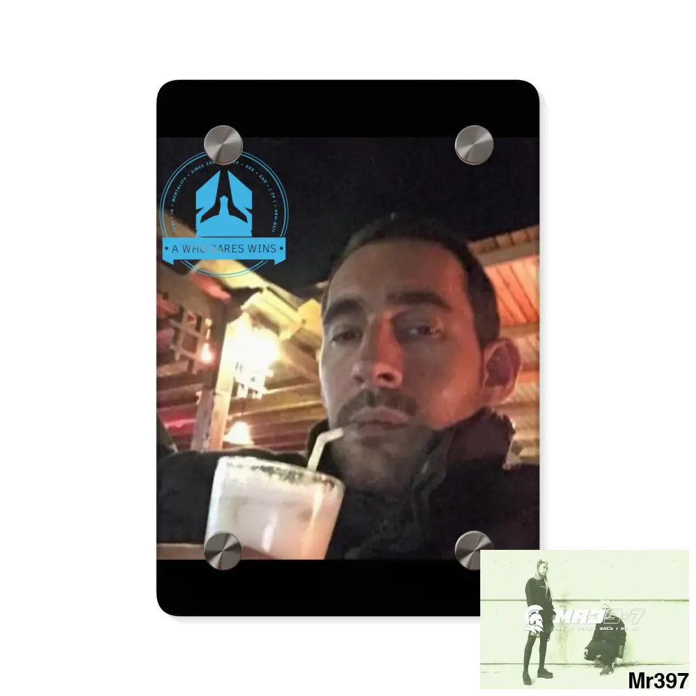 A Who Dares Wins Egypt -Dahab December 2014 after the madness Acrylic Wall Art Panels 5’’ x 7’’ (Vertical) / 0.25’’