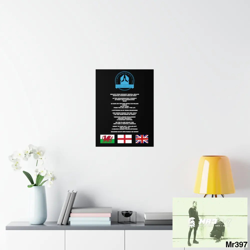 A Who Dares Wins Escape from Hergest MH Hospital 2013 Matte Vertical Posters Poster