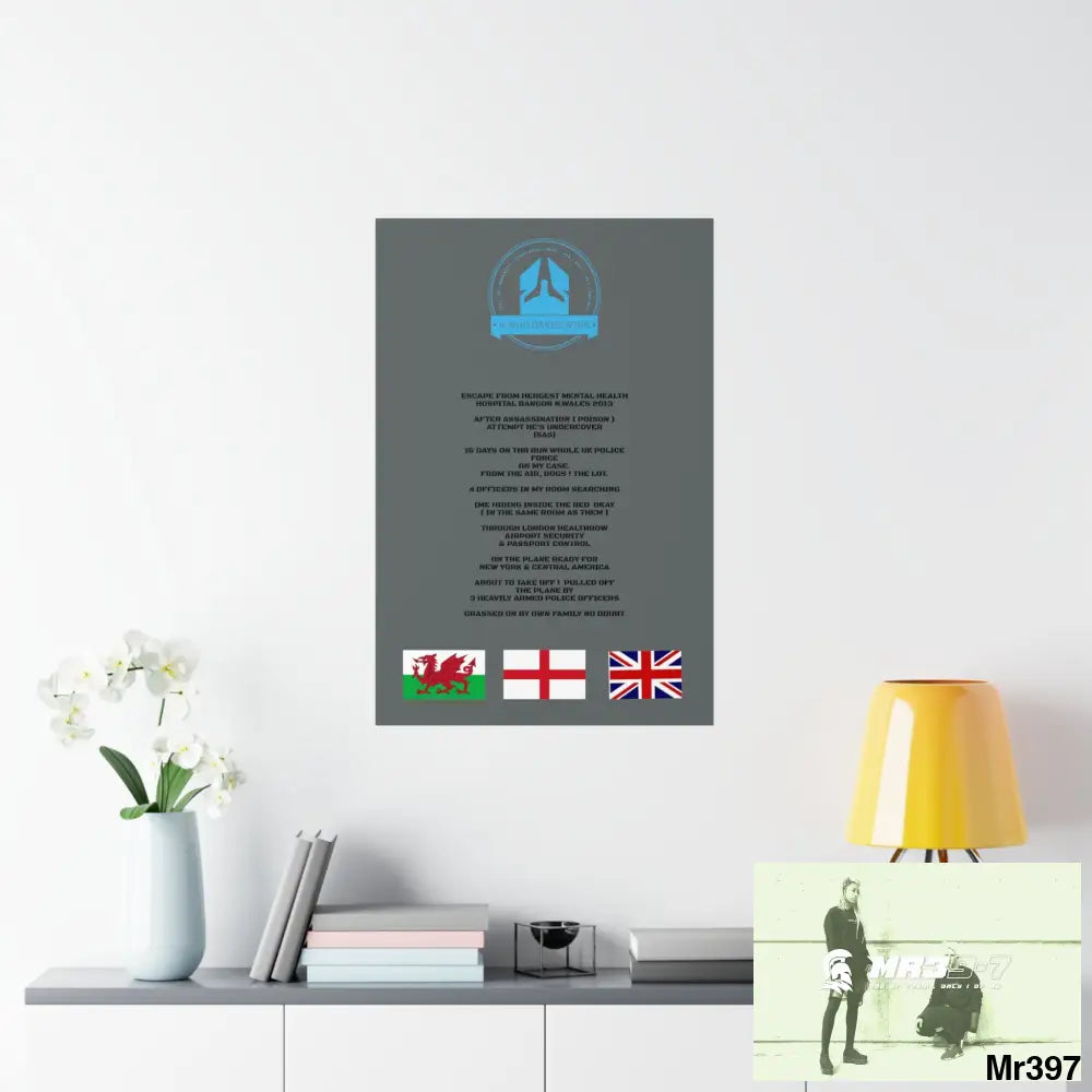 A Who Dares Wins Escape from Hergest MH Hospital 2013 Matte Vertical Posters Poster