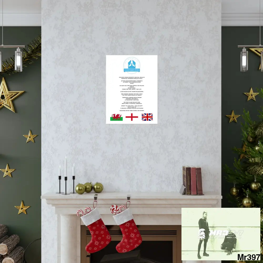 A Who Dares Wins Escape from Hergest MH Hospital 2013 Matte Vertical Posters Poster