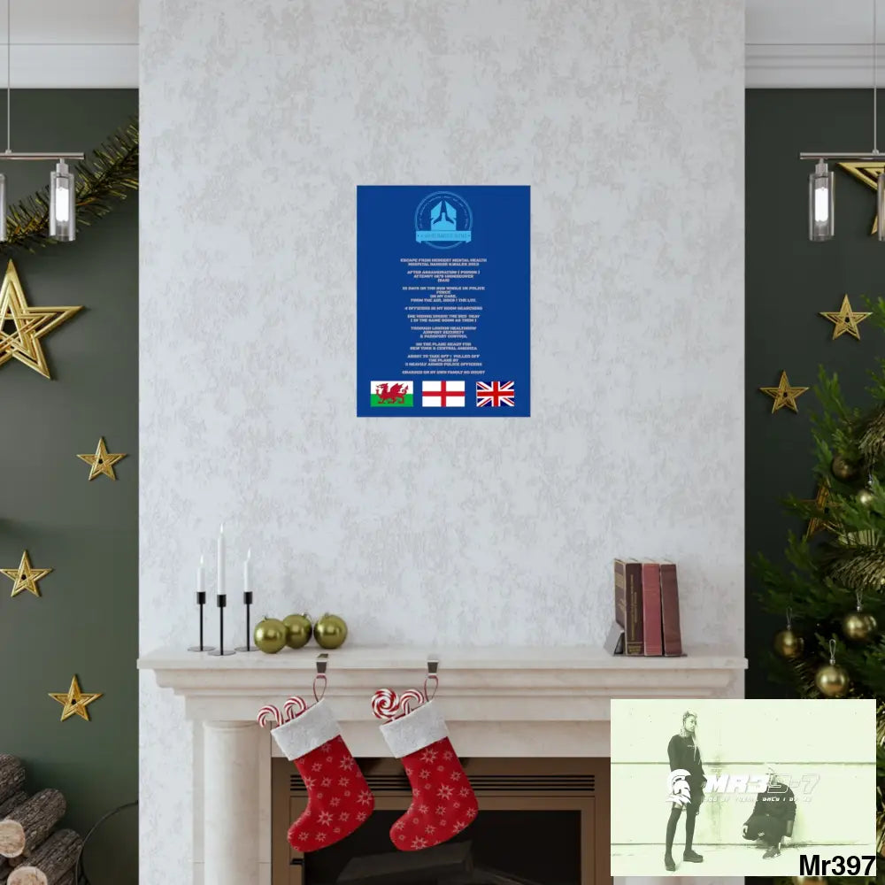 A Who Dares Wins Escape from Hergest MH Hospital 2013 Matte Vertical Posters Poster