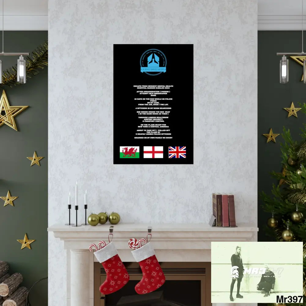 A Who Dares Wins Escape from Hergest MH Hospital 2013 Matte Vertical Posters Poster