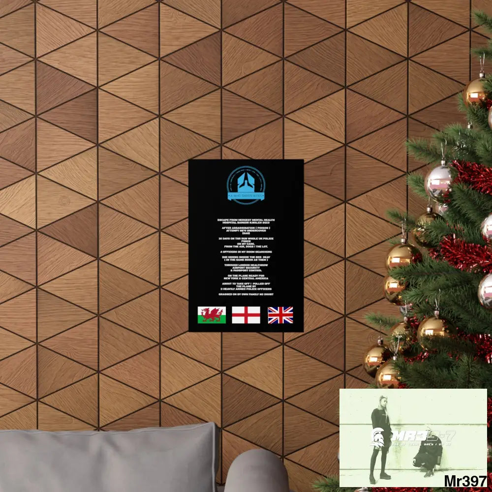 A Who Dares Wins Escape from Hergest MH Hospital 2013 Matte Vertical Posters Poster