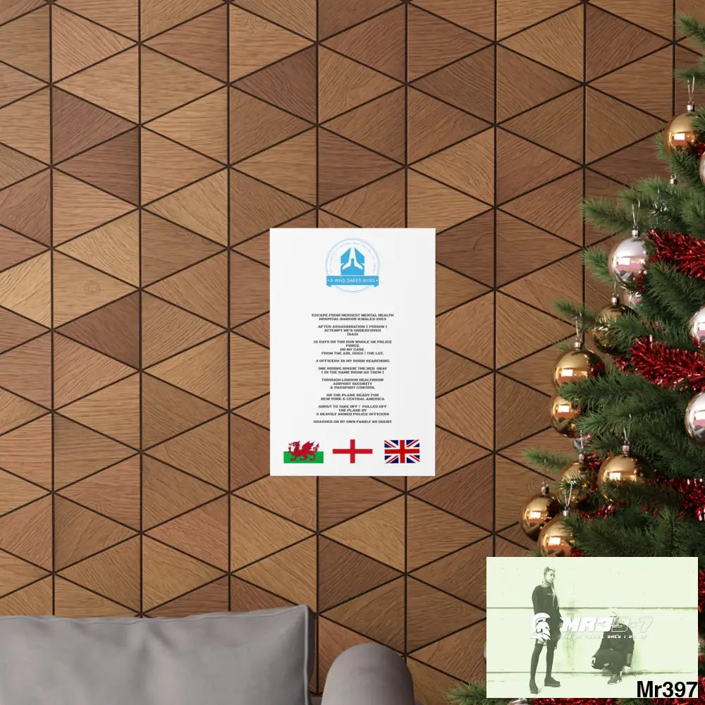 A Who Dares Wins Escape from Hergest MH Hospital 2013 Matte Vertical Posters Poster