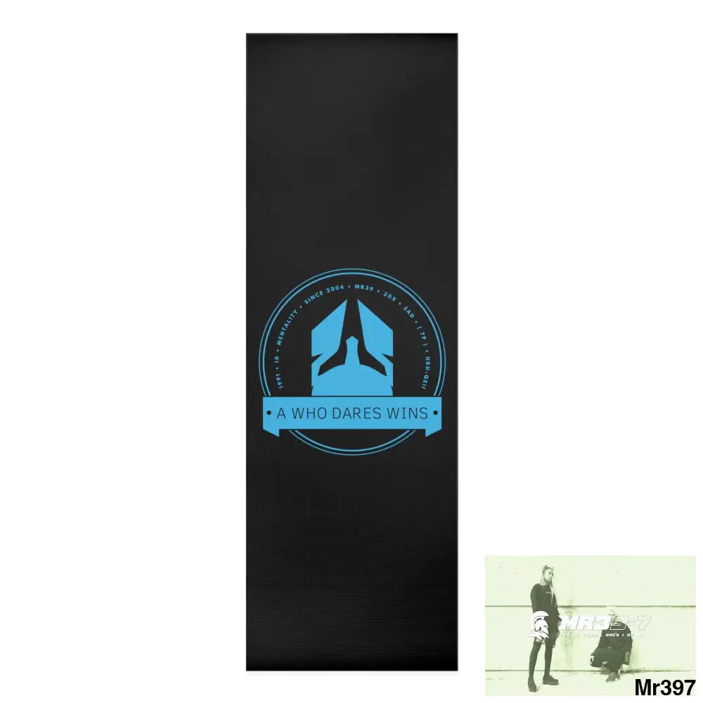 A Who Dares Wins Foam Yoga Mat 24” x 72” Home Decor
