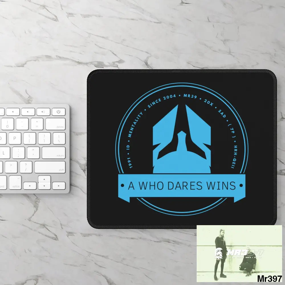 A Who Dares Wins Gaming Mouse Pad Rectangle / 9’’ × 7’’ Home Decor