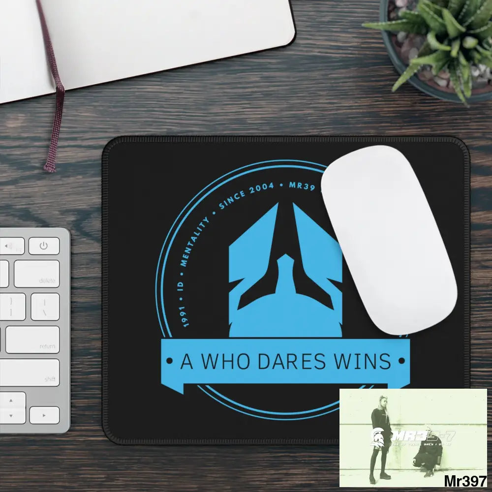A Who Dares Wins Gaming Mouse Pad Rectangle / 9’’ × 7’’ Home Decor