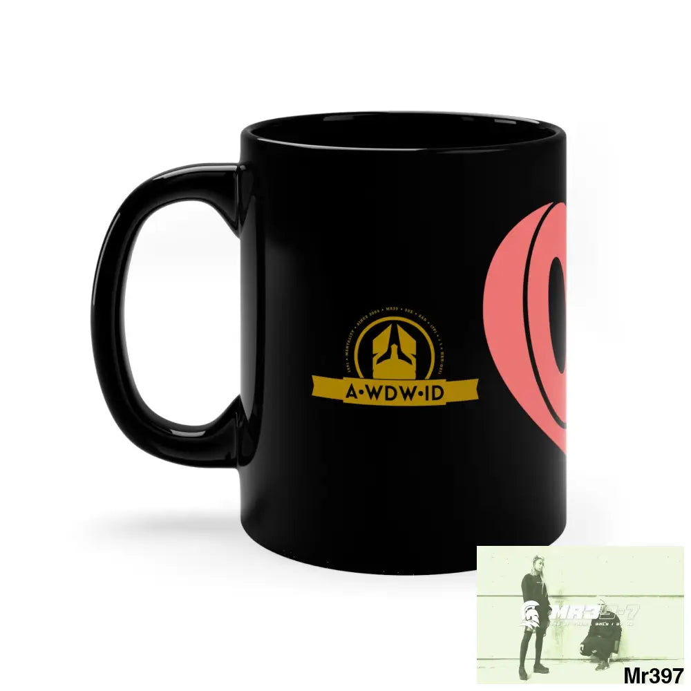 A Who Dares Wins GBR (ID RSF) Love 11oz Black Mug 11oz Mug