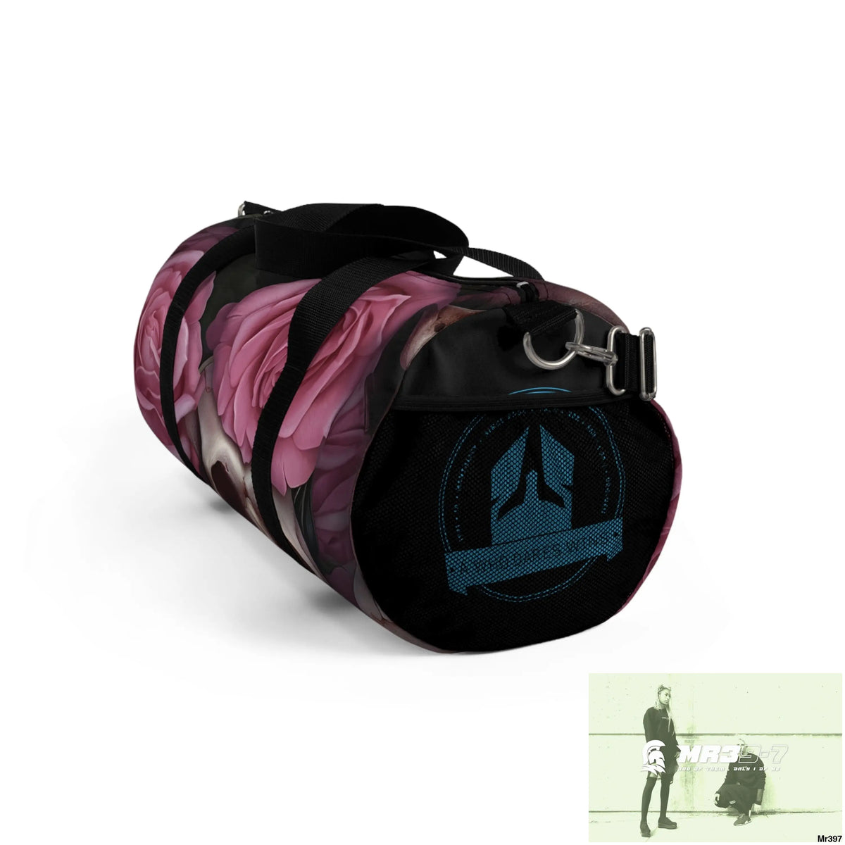A Who Dares Wins Gothic Skulls & Roses Duffel Bag Bags