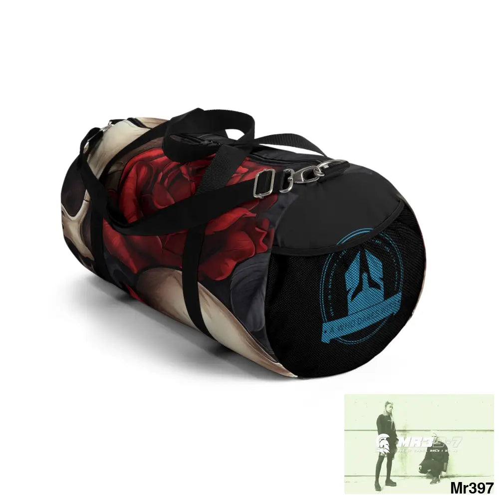 A Who Dares Wins Gothic Skulls & Roses Duffel Bag Bags
