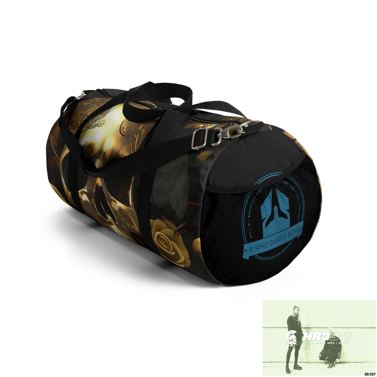 A Who Dares Wins gothic skulls & roses Duffel Bag Bags