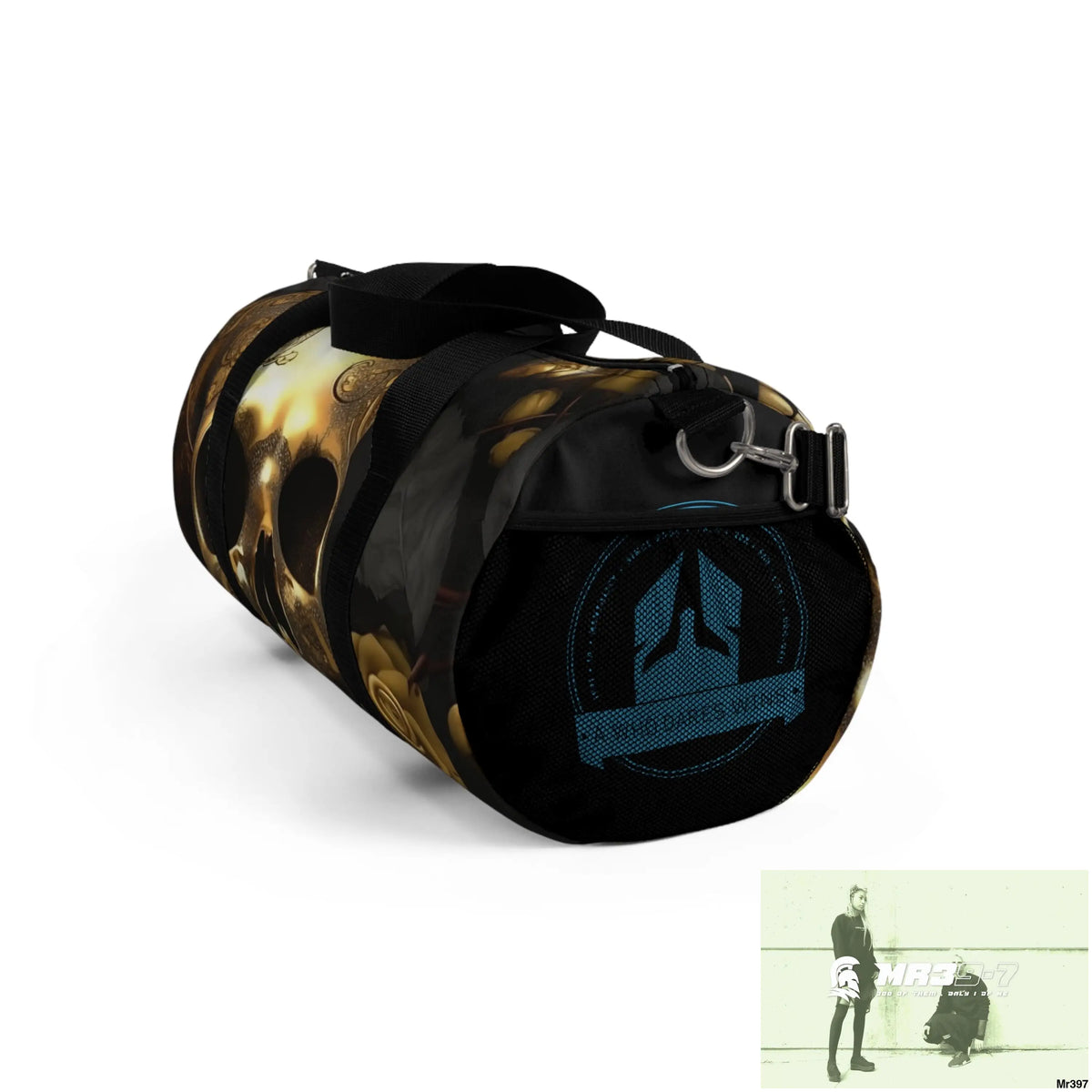 A Who Dares Wins gothic skulls & roses Duffel Bag Bags