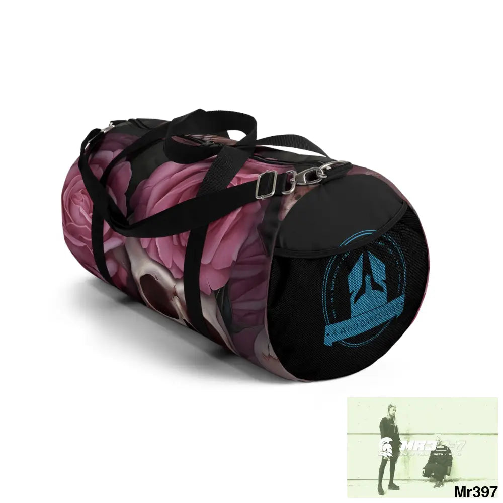 A Who Dares Wins Gothic Skulls & Roses Duffel Bag Bags