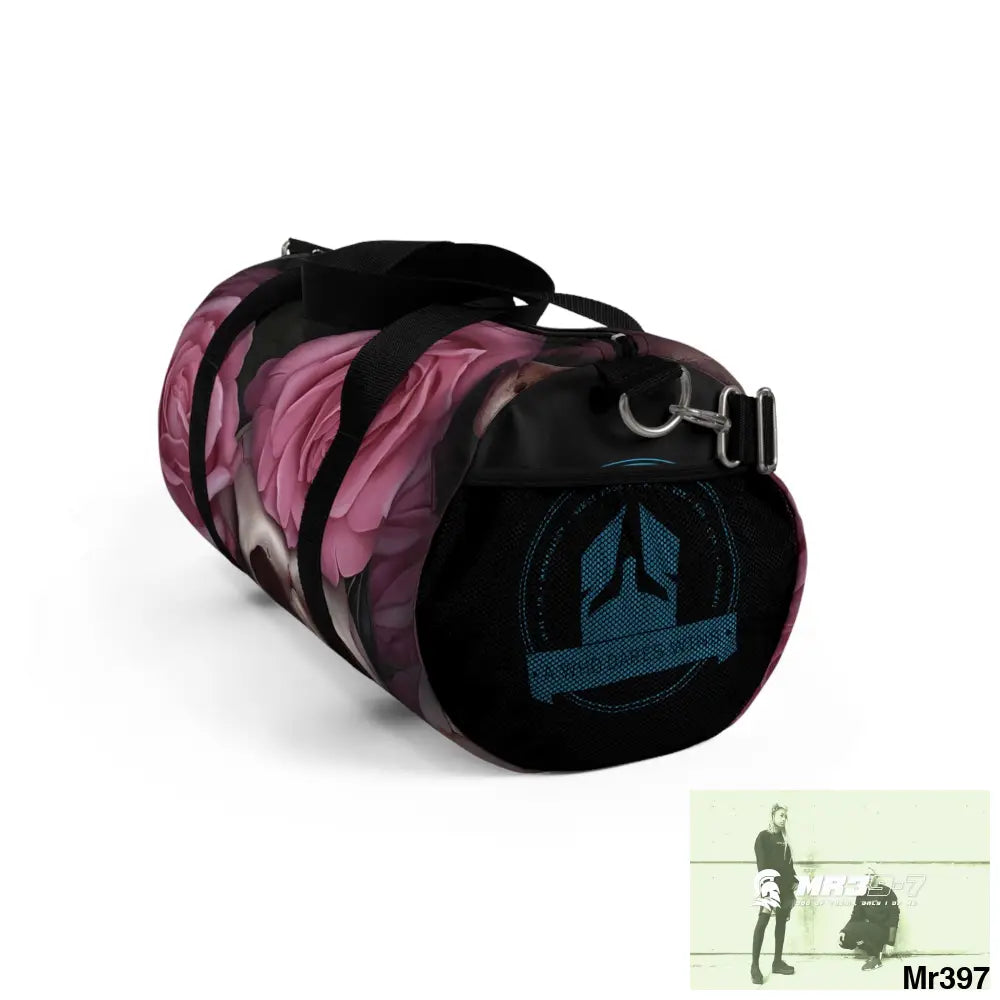 A Who Dares Wins Gothic Skulls & Roses Duffel Bag Bags