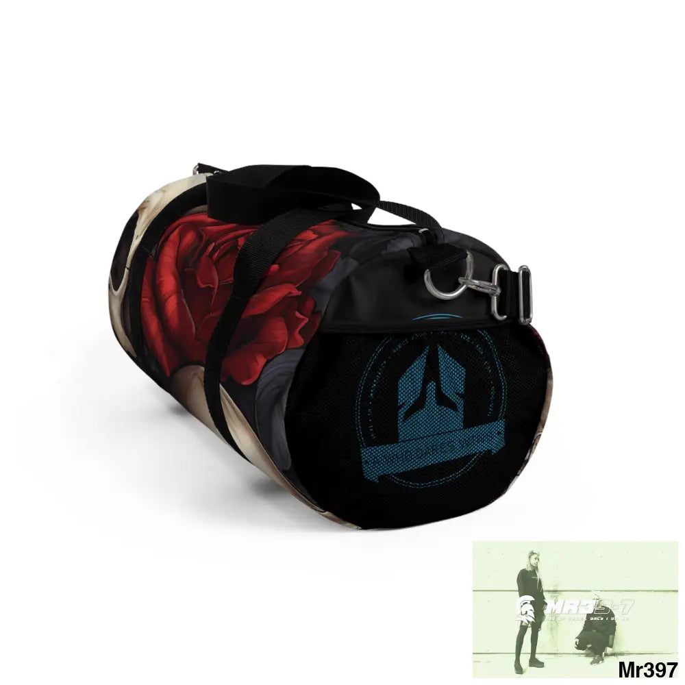 A Who Dares Wins Gothic Skulls & Roses Duffel Bag Bags