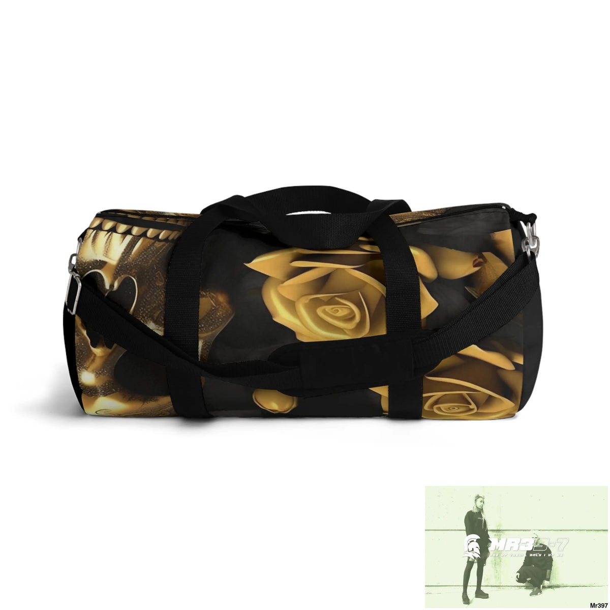 A Who Dares Wins gothic skulls & roses Duffel Bag Bags