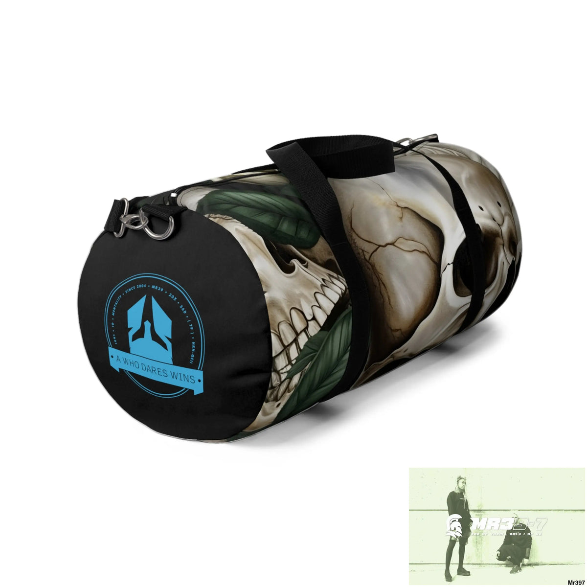 A Who Dares Wins Gothic Skulls & Roses Duffel Bag Bags