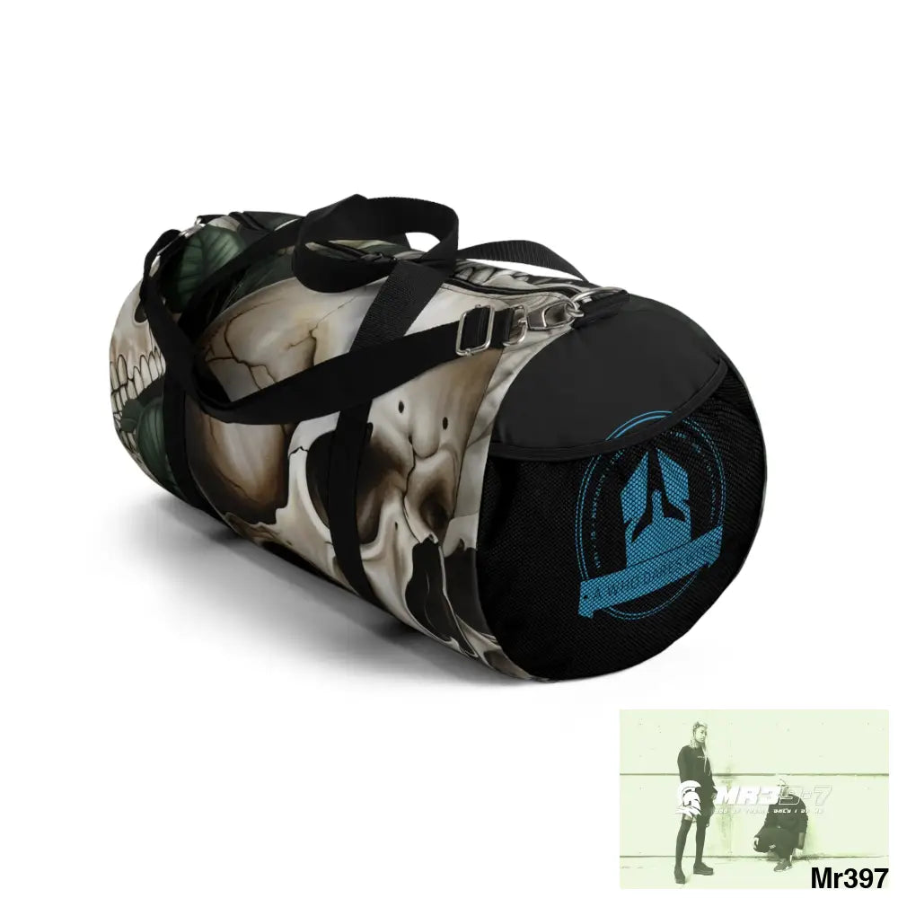 A Who Dares Wins Gothic Skulls & Roses Duffel Bag Bags