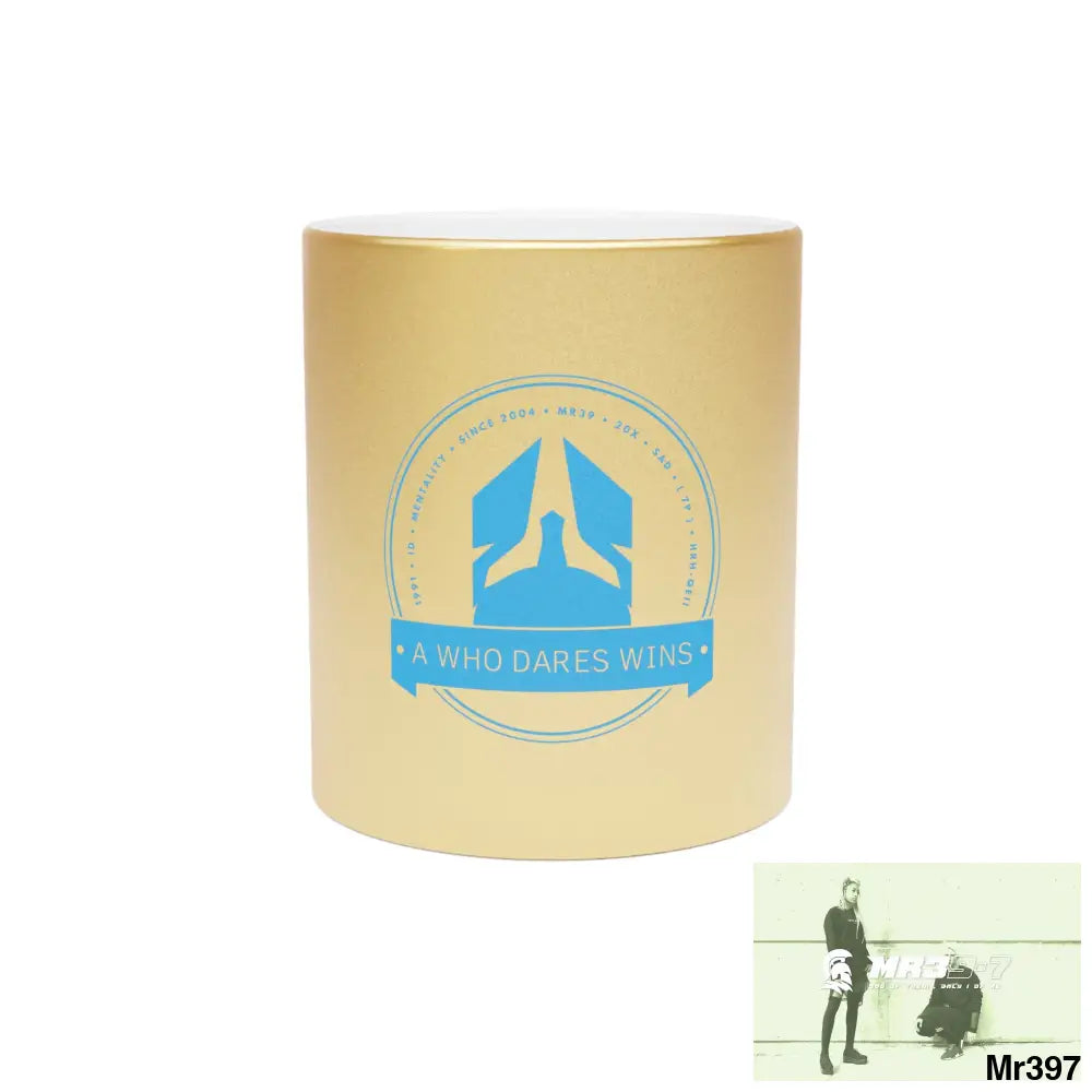 A Who Dares Wins #I7MI6A1London Metallic Mug (Silver\Gold) 11oz / Gold Mug