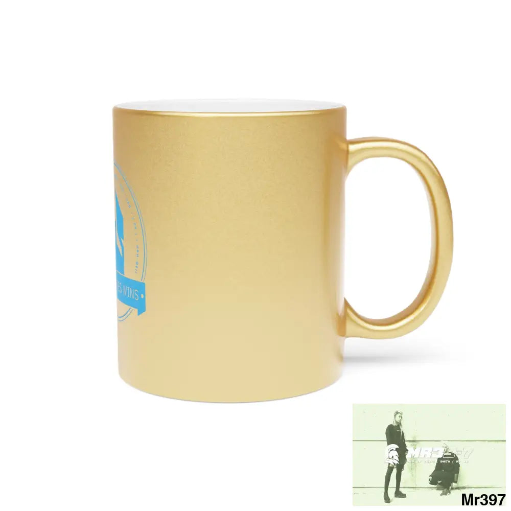 A Who Dares Wins #I7MI6A1London Metallic Mug (Silver\Gold) Mug