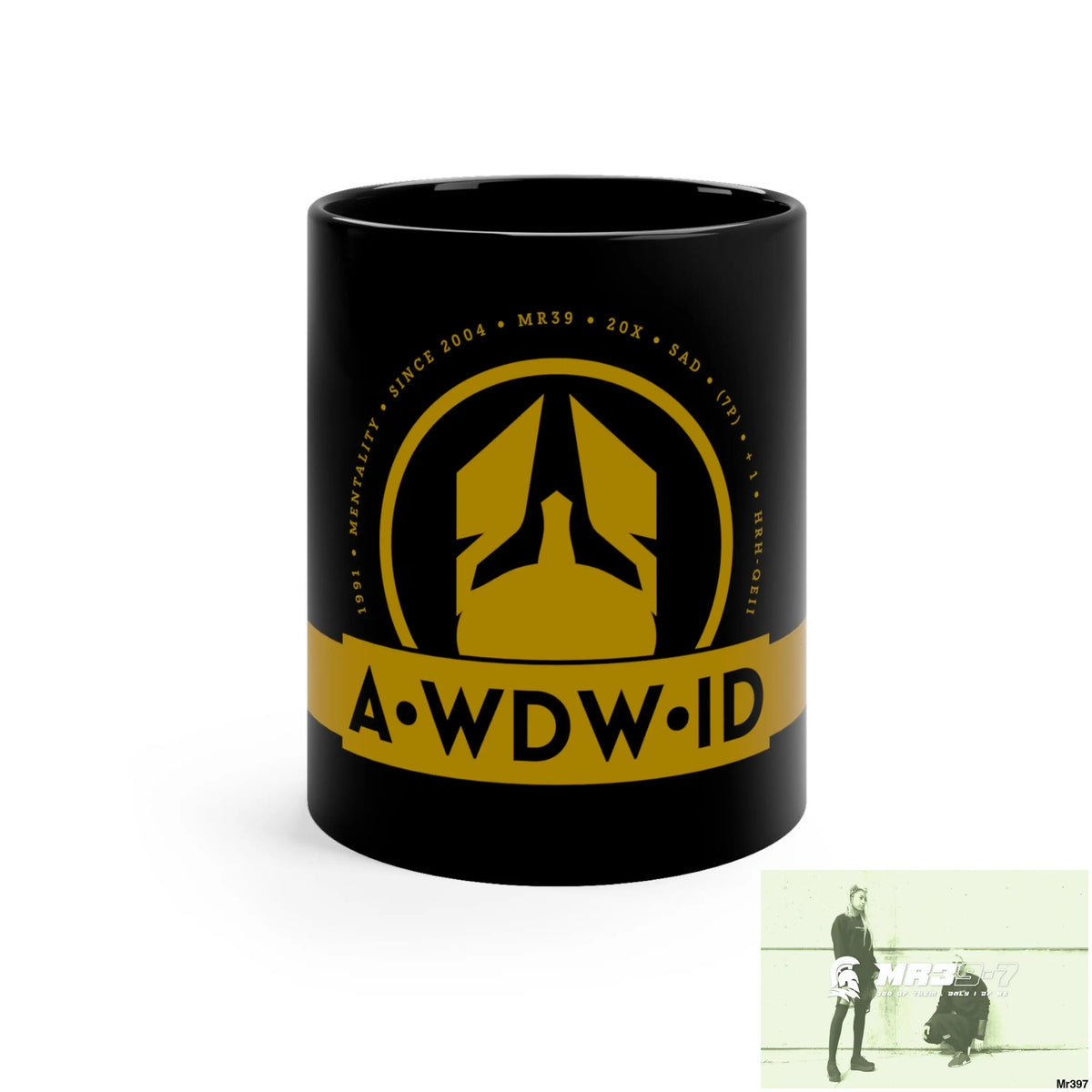 A Who Dares Wins (ID) 11oz Black Mug 11oz Mug