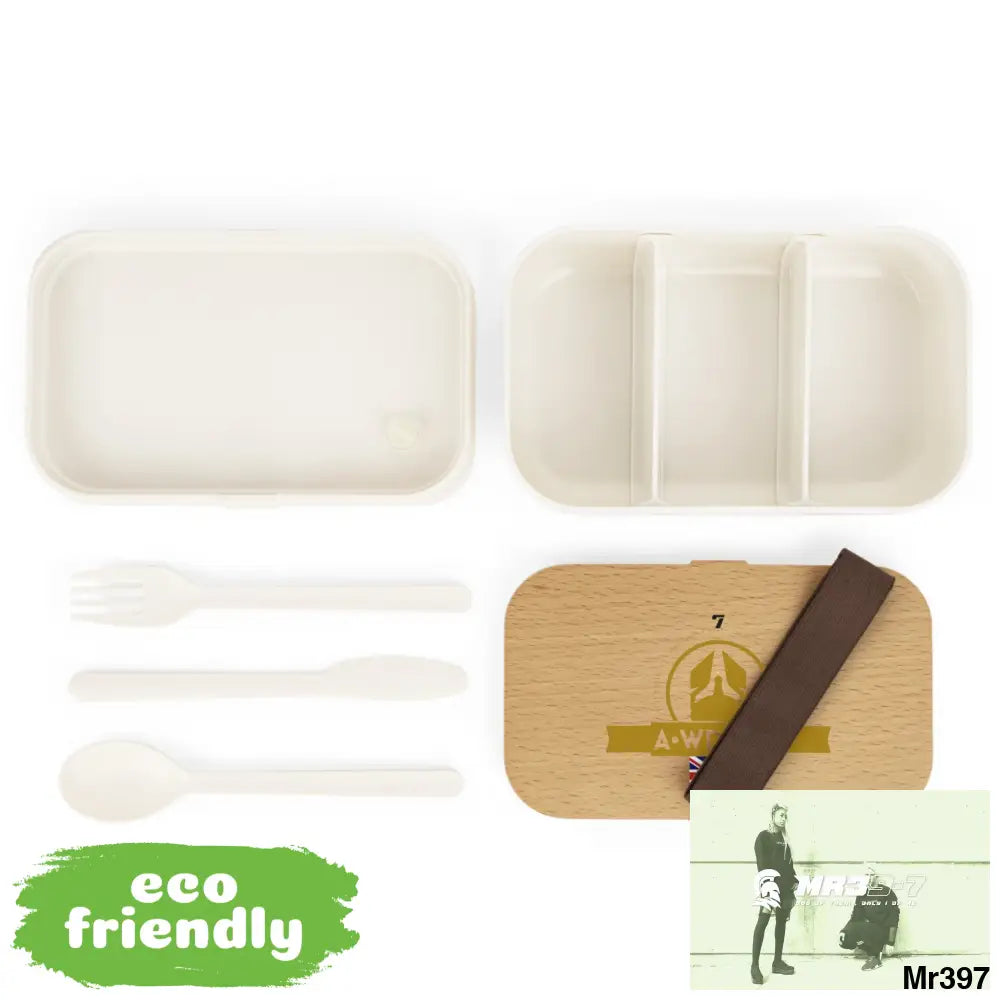 A Who Dares Wins ID 7 PLA Bento Box with Band and Utensils One size Accessories