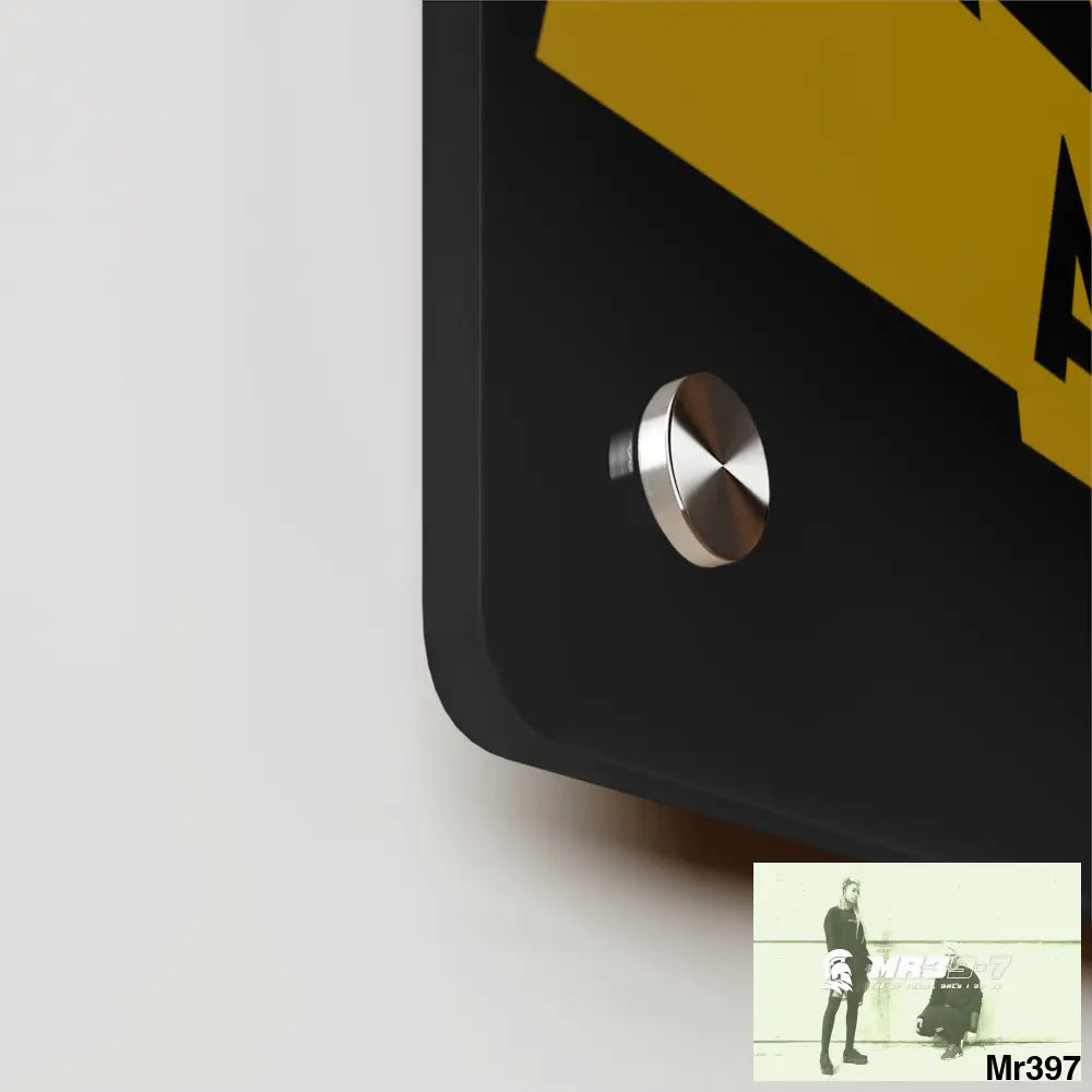 A Who Dares Wins ID Acrylic Wall Art Panels Home Decor