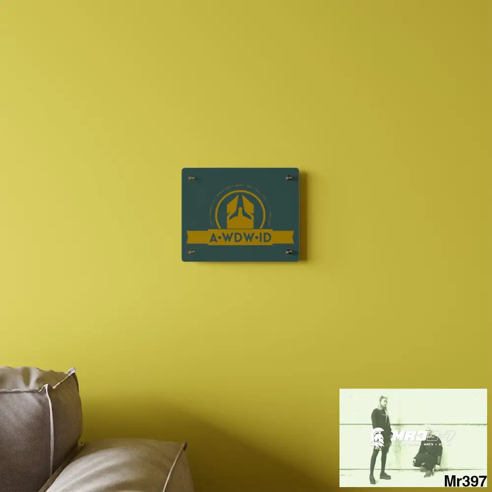 A Who Dares Wins ID Acrylic Wall Art Panels Home Decor