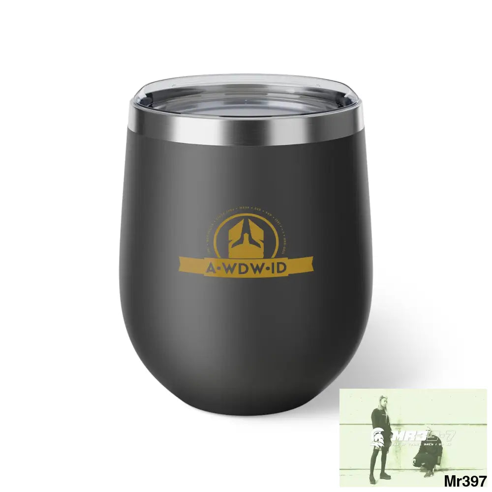 A Who Dares wins ID Copper Vacuum Insulated Cup 12oz Black / 12oz Mug