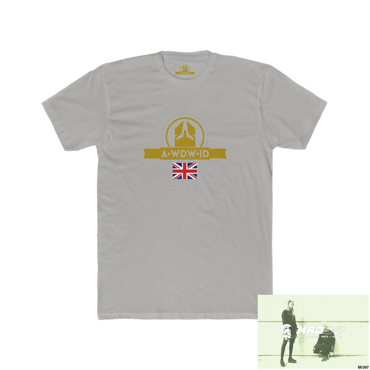A Who Dares Wins (ID) Create your own Adventures & your dreams will follow Men’s Cotton Crew Tee Solid Light Grey / S