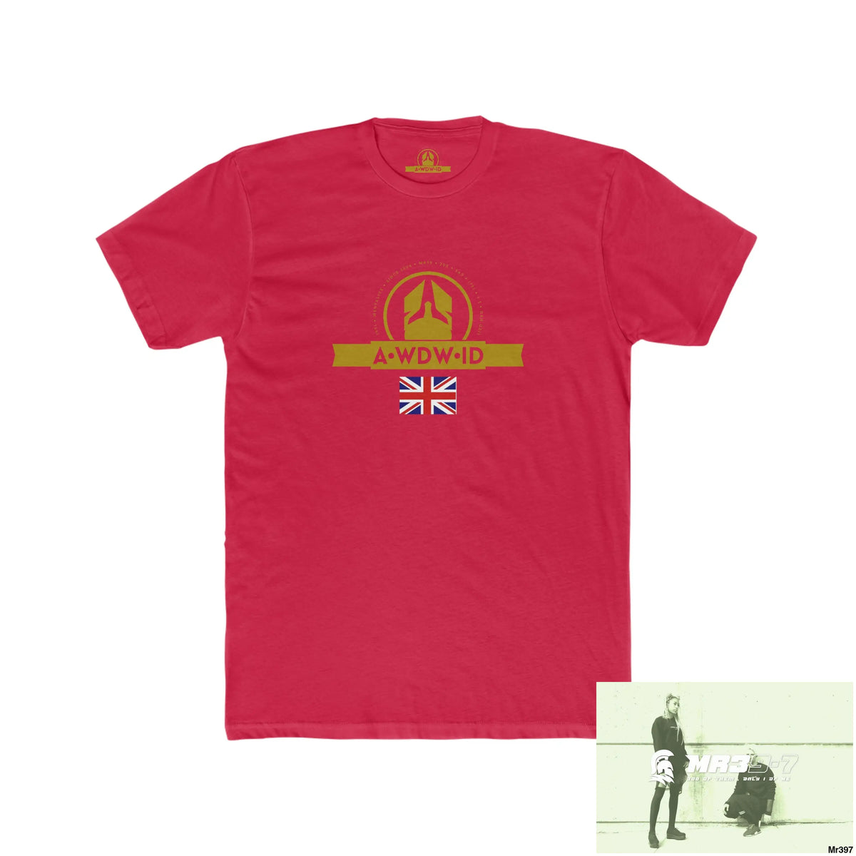 A Who Dares Wins (ID) Create your own Adventures & your dreams will follow Men’s Cotton Crew Tee Solid Red / XS T-Shirt