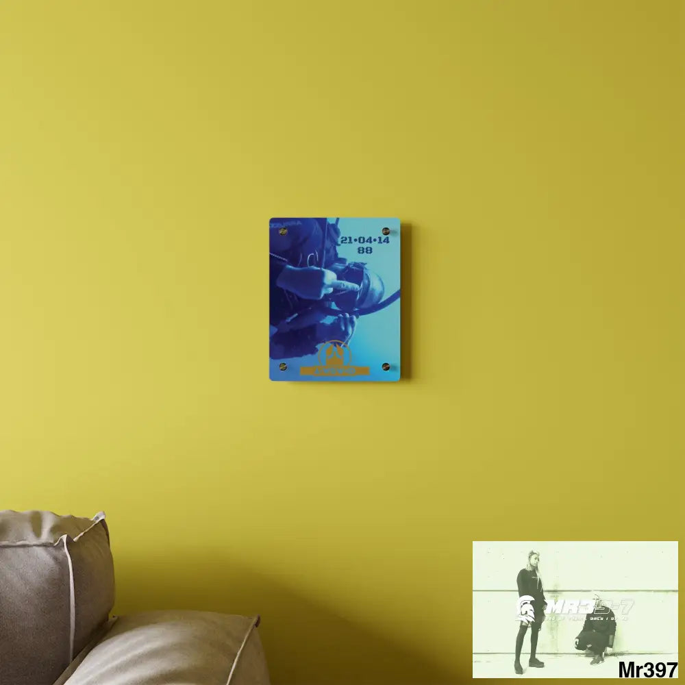 A Who Dares Wins ID Dahab Egypt The Blue Hole 2014 HRH QEII Birthday 21/04/14 Acrylic Wall Art Panel 8″ x 10″