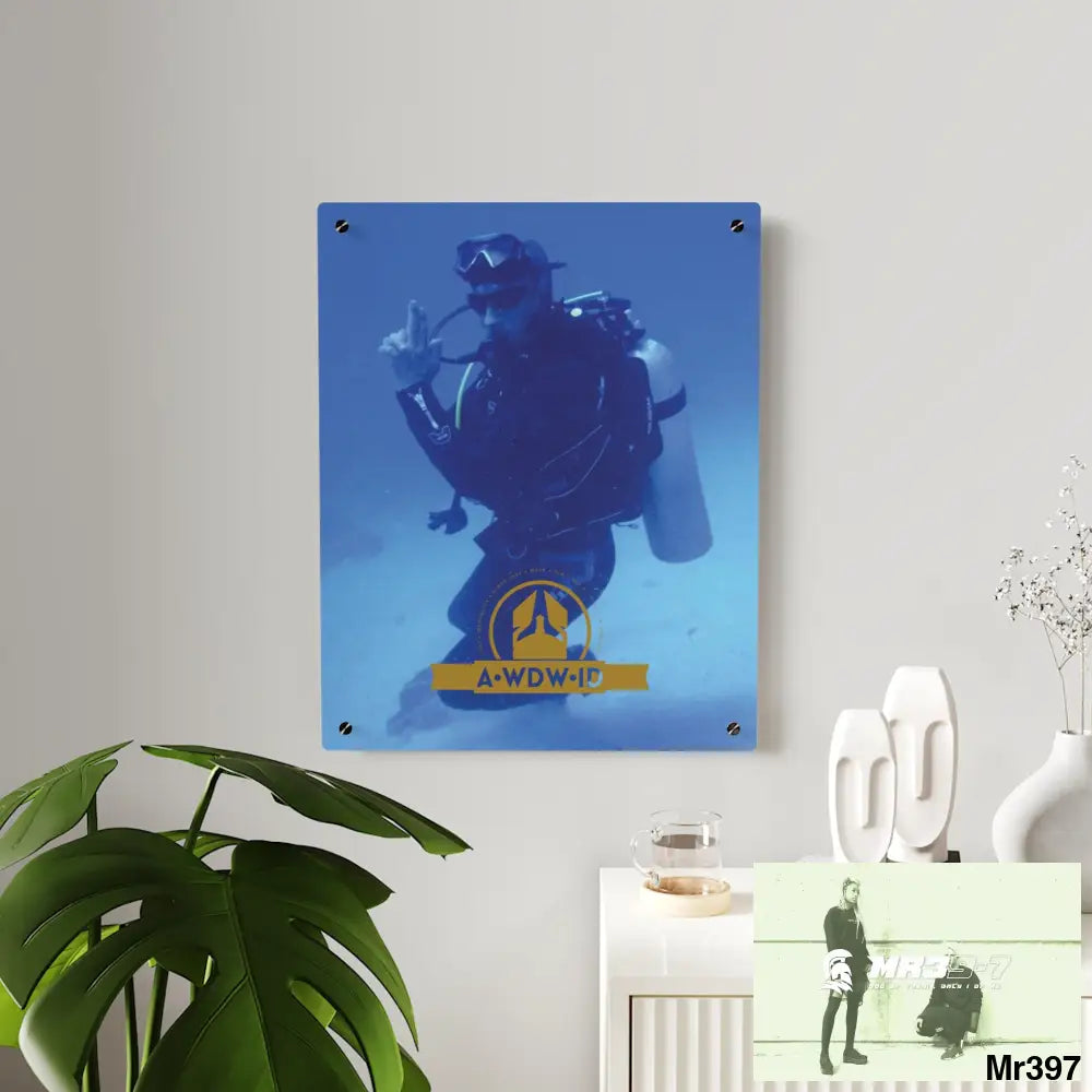 A Who Dares Wins ID Dahab South Sinai Egypt 2014 Acrylic Wall Art Panels Home Decor