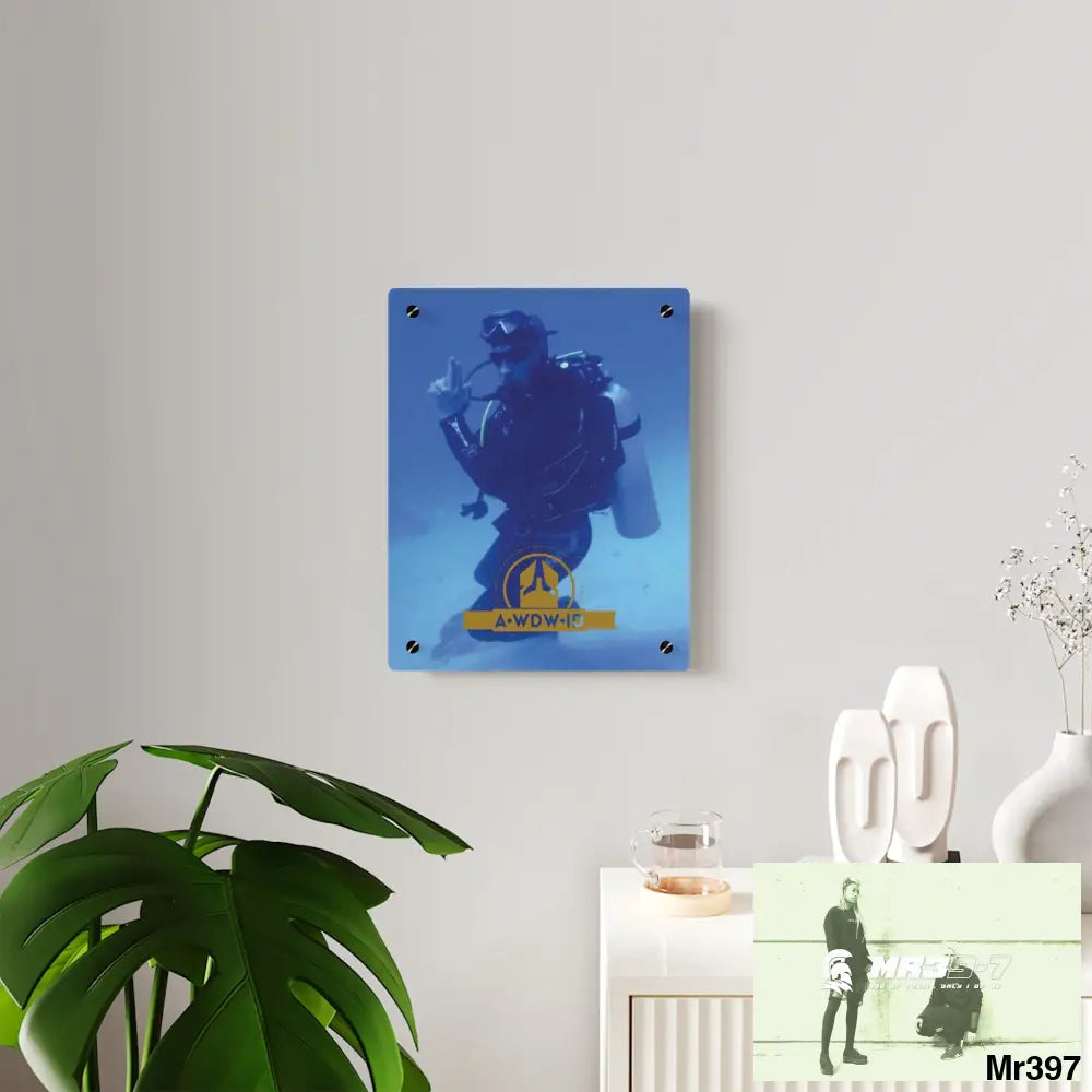 A Who Dares Wins ID Dahab South Sinai Egypt 2014 Acrylic Wall Art Panels Home Decor