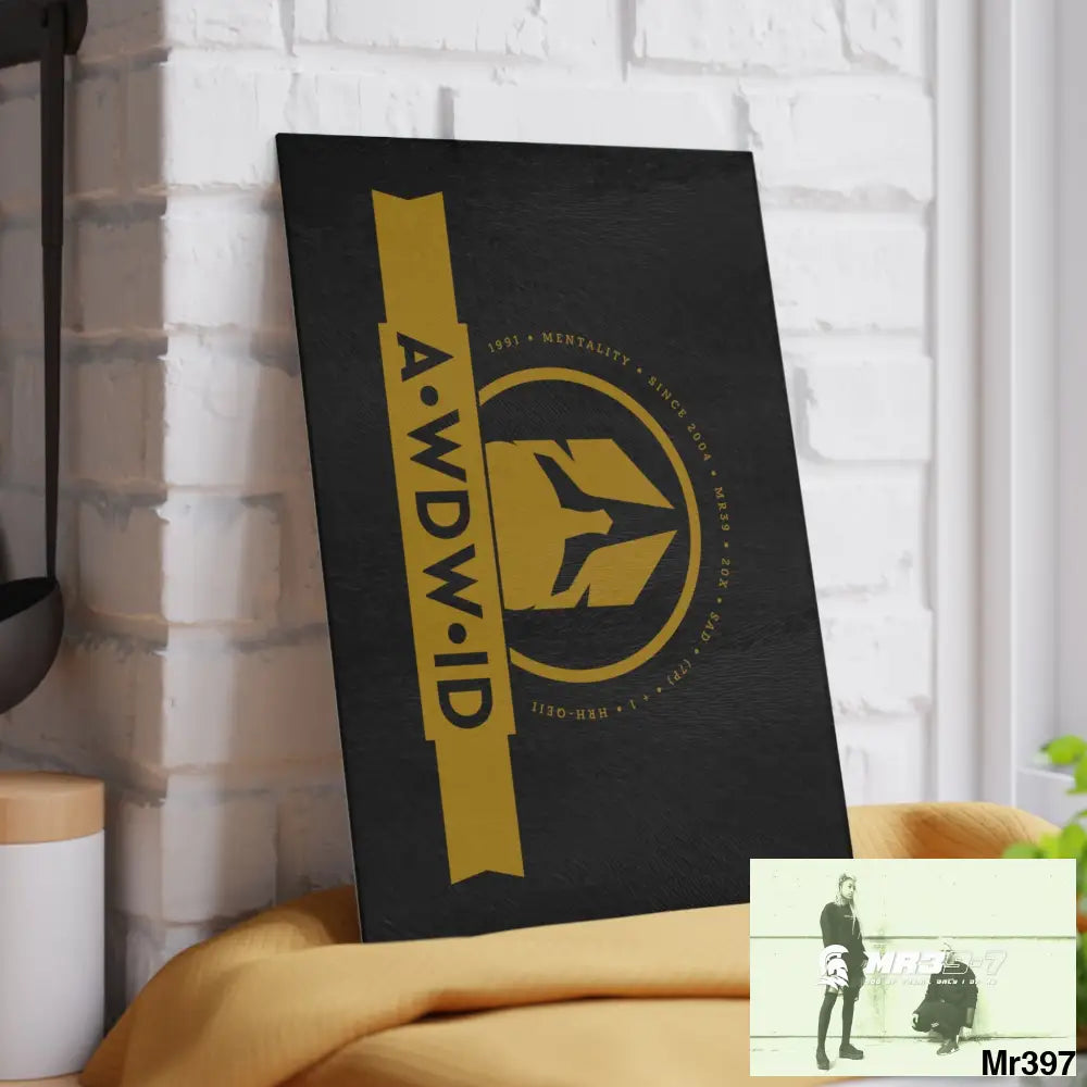 A Who Dares Wins ID Glass Cutting Board 8’’ x 11’’ / Rectangle Home Decor