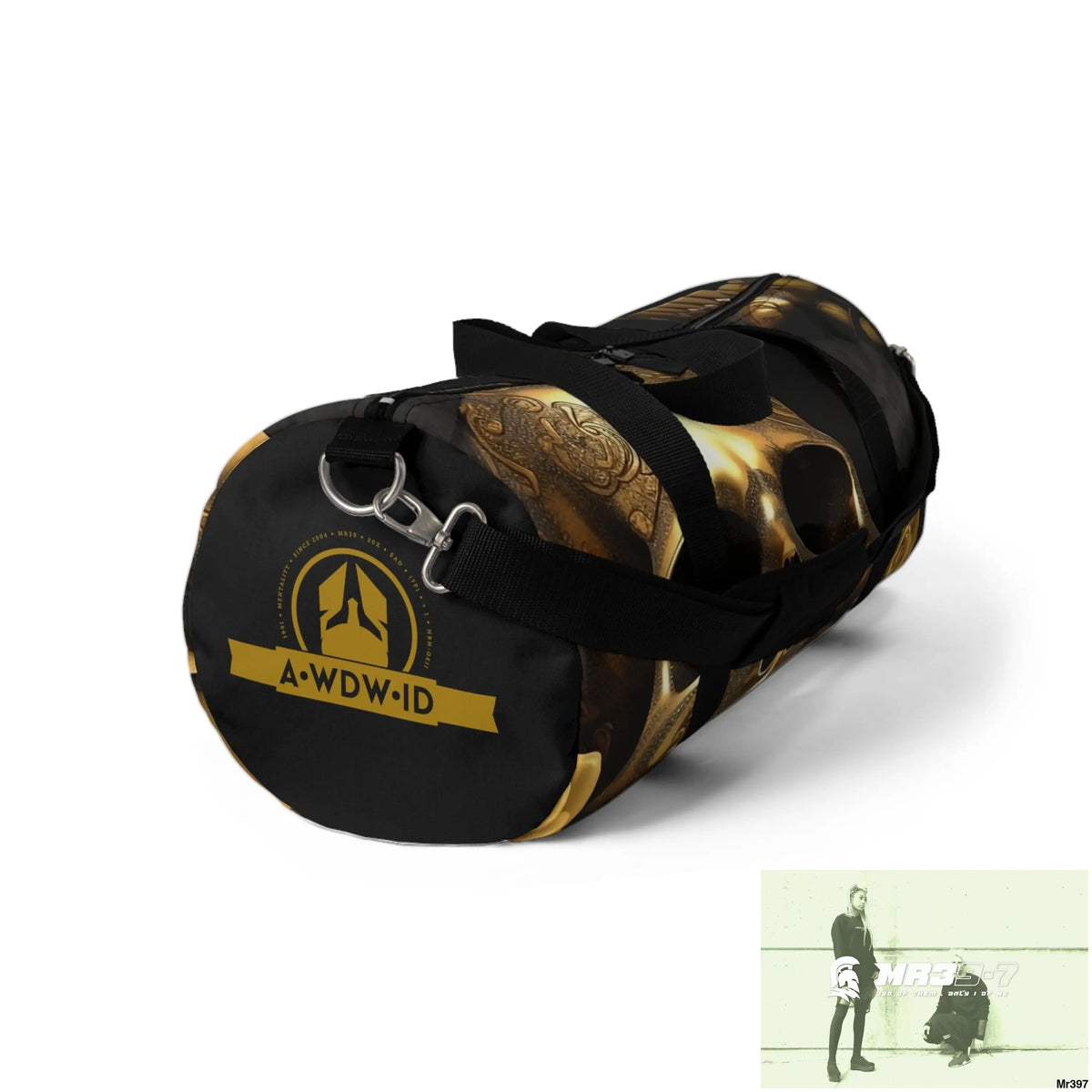 A Who Dares Wins ID Gothic Skulls & Roses Duffel Bag Bags