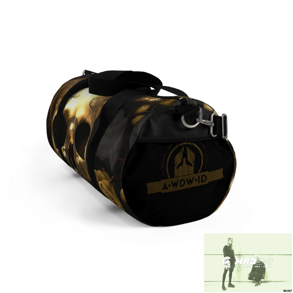 A Who Dares Wins ID Gothic Skulls & Roses Duffel Bag Bags