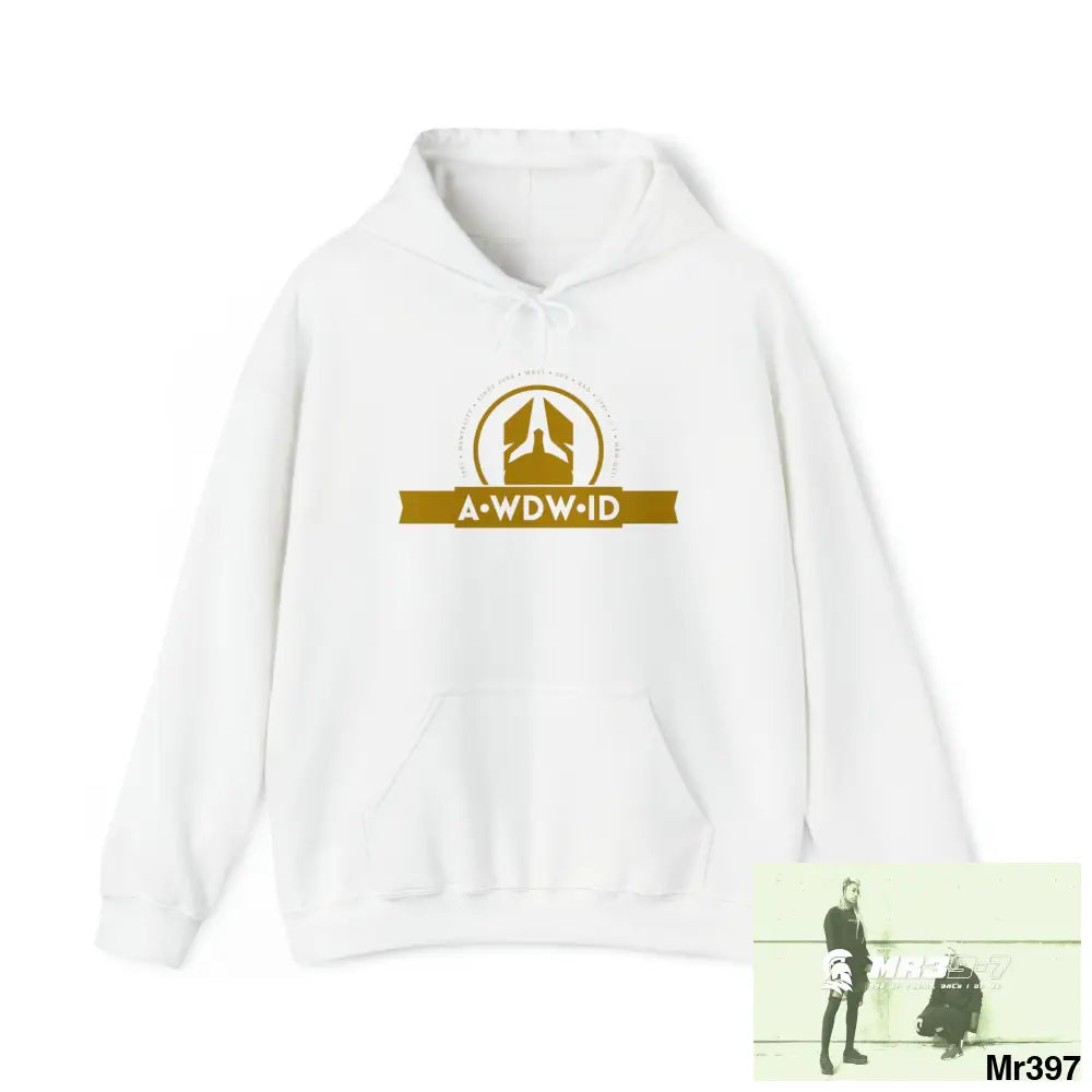 A Who Dares Wins (ID) Heavy Blend™ Hooded Sweatshirt White / M Hoodie
