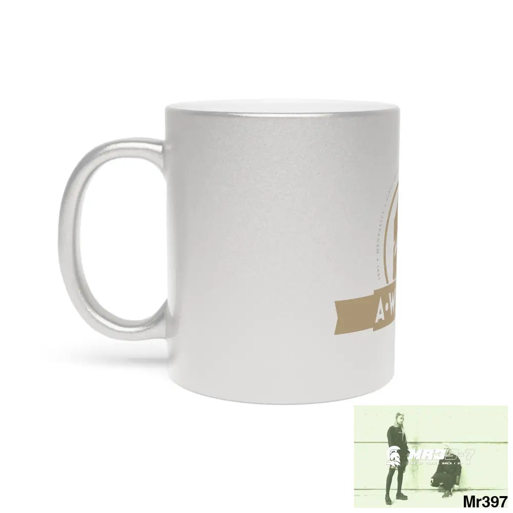 A Who Dares Wins ID #I7MI6A1London Metallic Mug (Silver\Gold) Mug