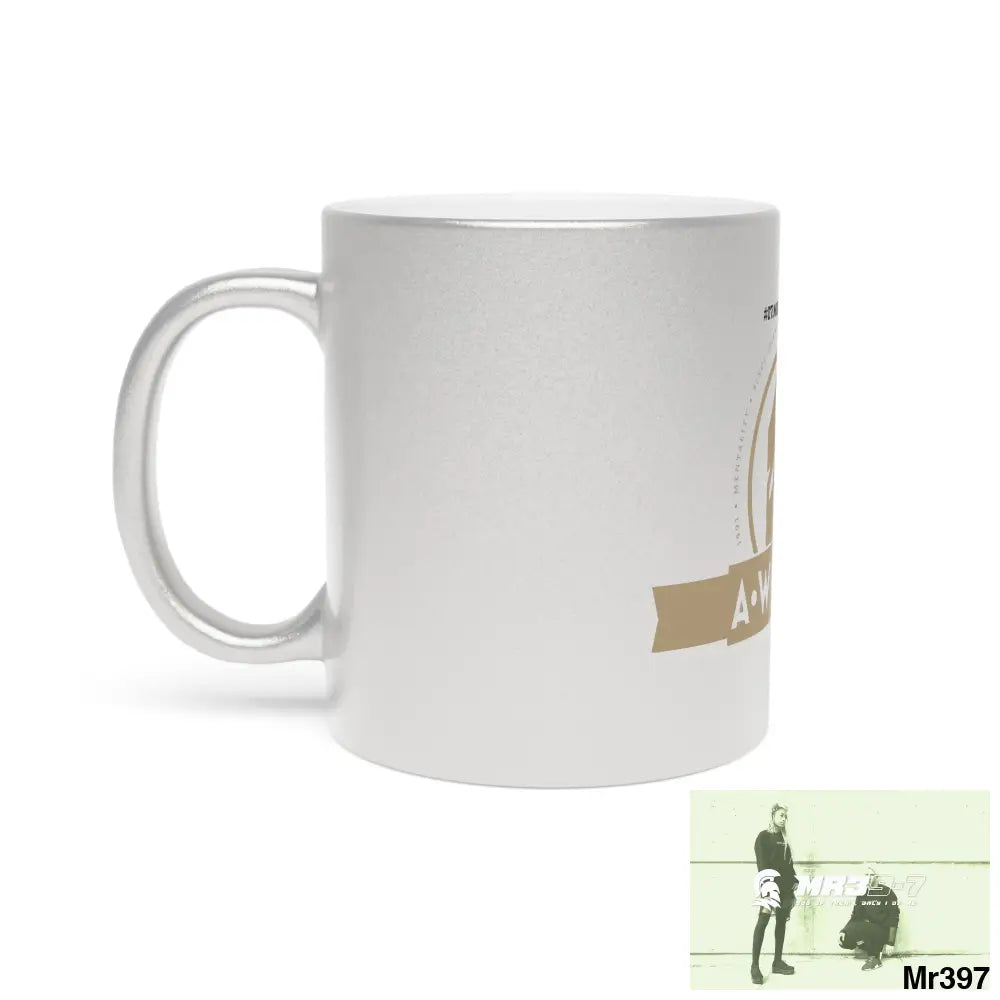 A Who Dares Wins ID #I7MI6A1London Metallic Mug (Silver\Gold) Mug