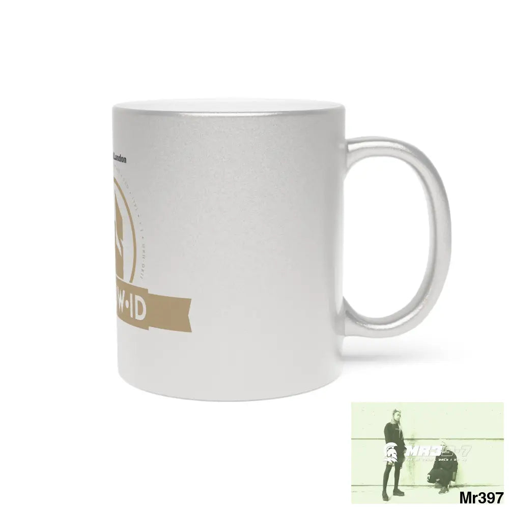 A Who Dares Wins ID #I7MI6A1London Metallic Mug (Silver\Gold) Mug