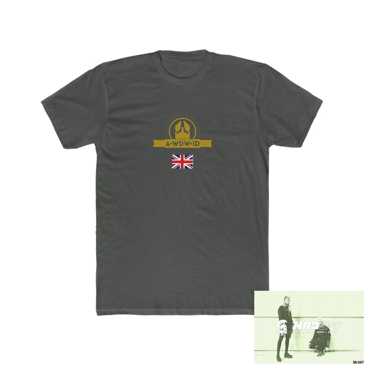 A Who Dares Wins ID Kenya 2015 Men’s Cotton Crew Tee Solid Heavy Metal / XS T-Shirt