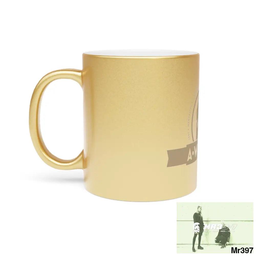 A Who Dares Wins ID Metallic Mug (Silver\Gold) Mug