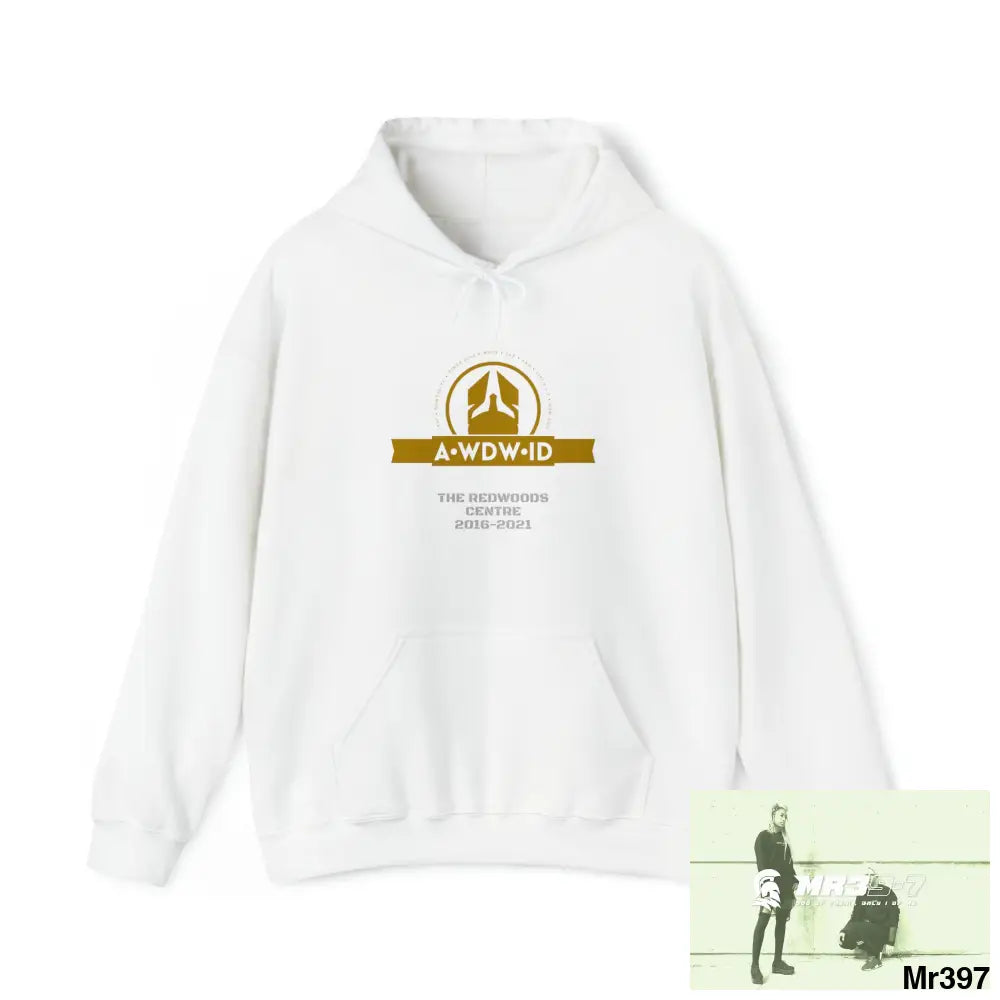 A Who Dares Wins (ID) RSF 2016-21 A1-School I7.5 One flew over the Redwoods Centre Heavy Blend™ Hooded Sweatshirt White