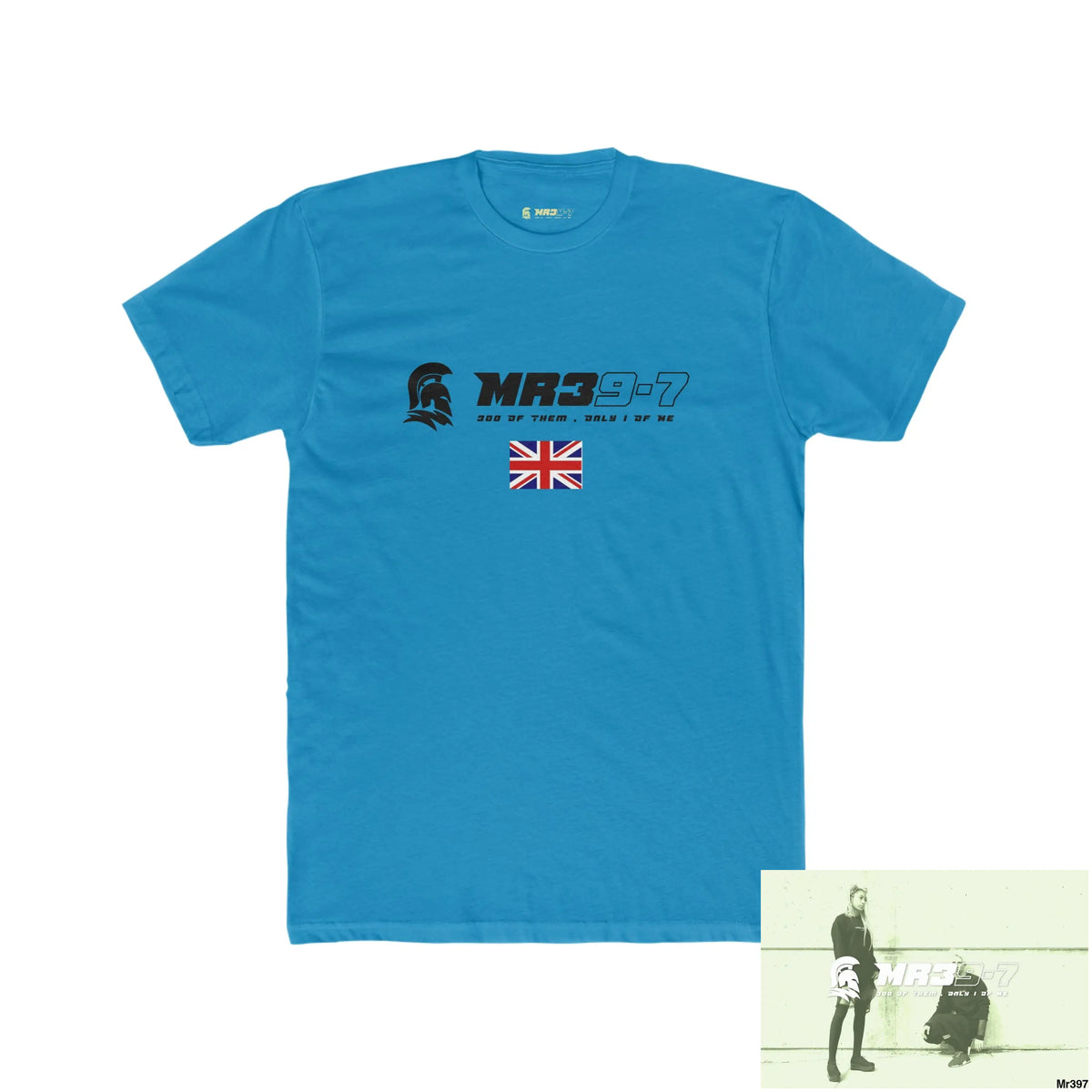 A Who Dares Wins.ID RSF Dahab Military Grade Radiation Men’s Cotton Crew Tee Solid Turquoise / S T-Shirt