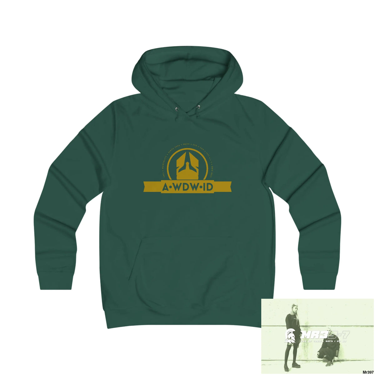 A Who Dares Wins ID RSF Girlie College Hoodie S / Bottle Green Hoodie
