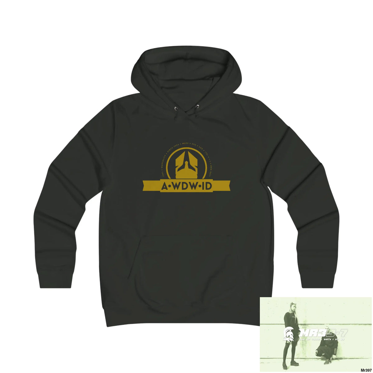 A Who Dares Wins ID RSF Girlie College Hoodie S / Jet Black Hoodie
