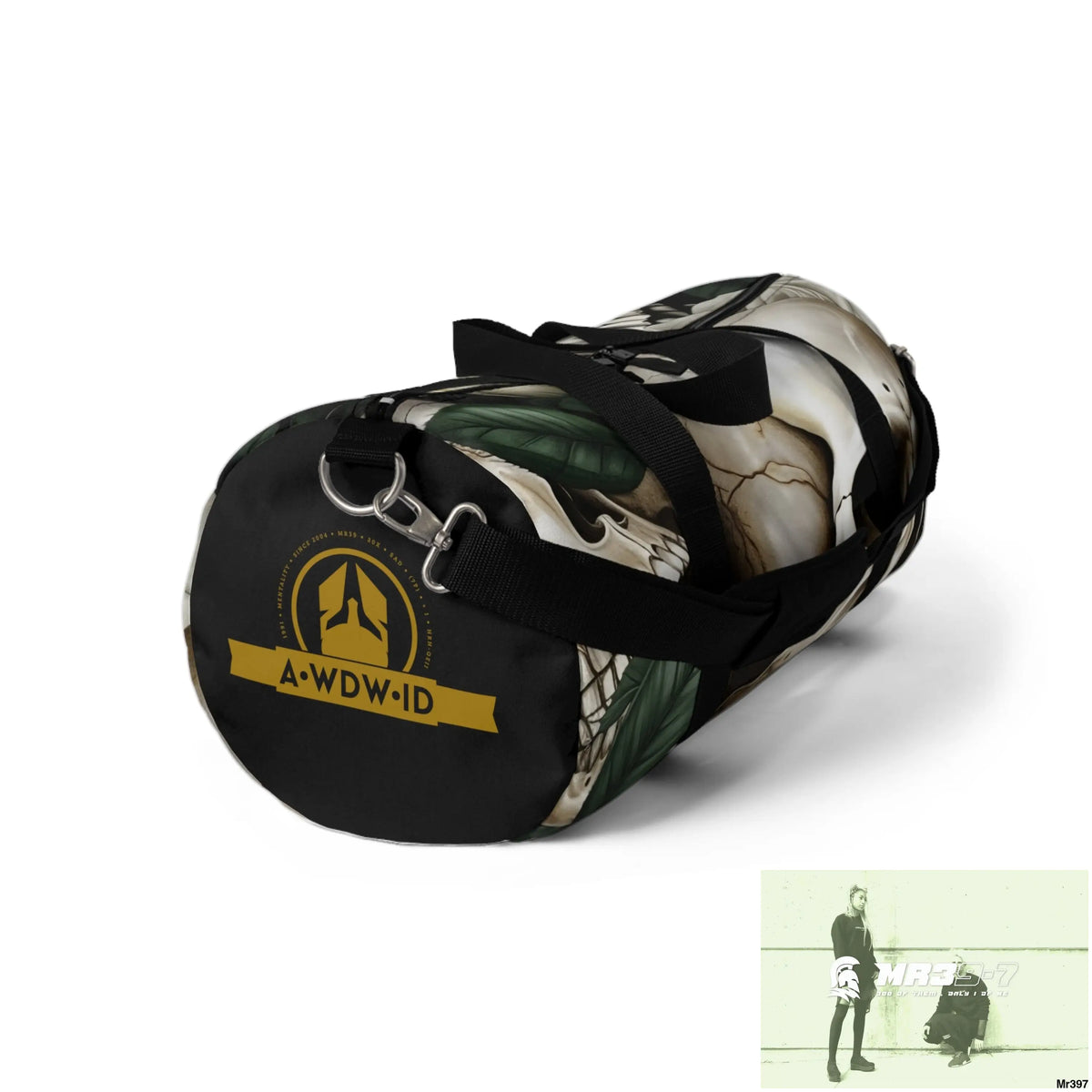 A Who Dares Wins ID RSF Gothic Skulls & Roses Duffel Bag Bags